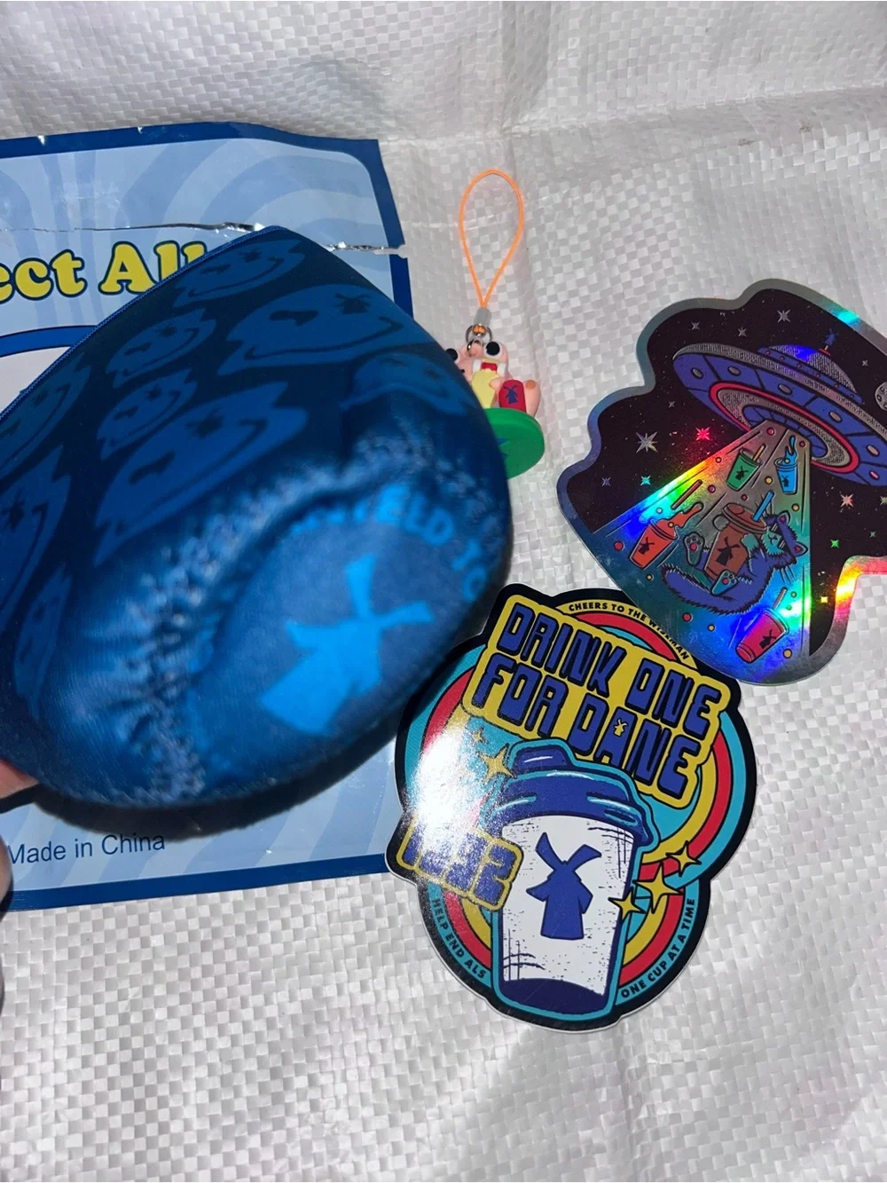 Dutch bros bundle of 4 items , cup sleeve, sticker, frog charm New